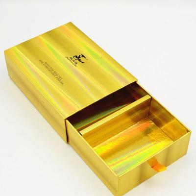 China Cardboard Paper Sliding Drawer Gift Box With Customized Surface Finish And Logo for sale