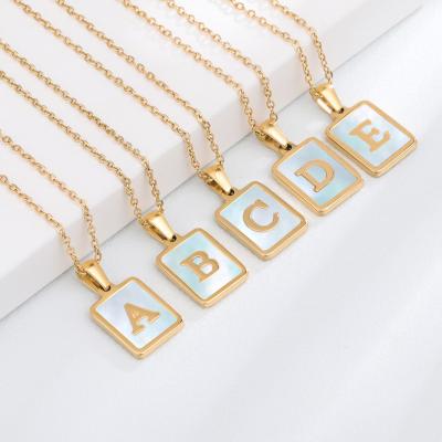 China Trendy Simple Fashion 18K Gold Plated Capital Alphabet Necklaces Jewelry Bling Zircon CZ Initial Letter Choker Necklace for sale