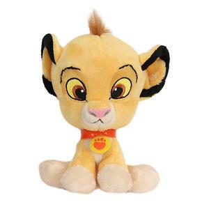 China Yellow 8inch Disney Big Head Lion King Simba Cartoon Stuffed Plush Toys for sale