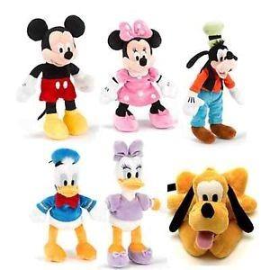 China 22cm Original Full Set Disney Plush Toys Disney Family Stuffed Animals for sale