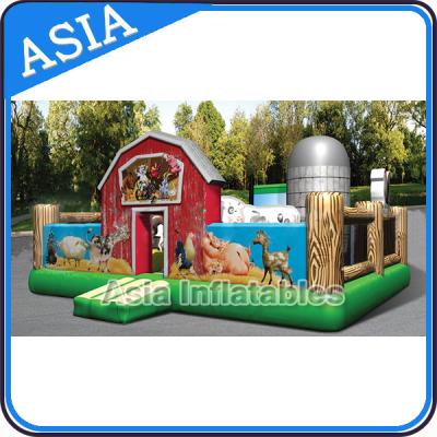 China Inflatable animal world giant playground/inflatable amusement park for sale