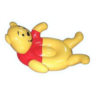 China Yellow Cute Bear Inflatable Water Toys Boat Waterproof For Kids for sale