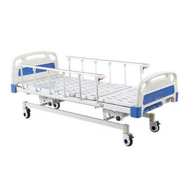 China Modern Simple Hot Selling Hospital Bed Triple Function Manual Medical Patient Bed 3 Crank for sale