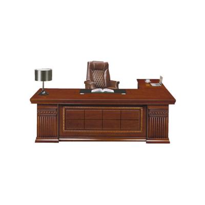 China PANEL Eawos Office Furniture Antique Walnut Veneer Desk for sale