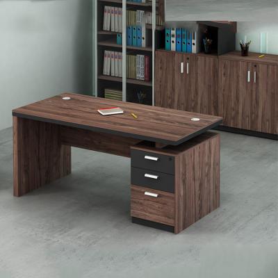 China Latest Panel Design Modern Wooden Office Furniture Customized Desk for sale