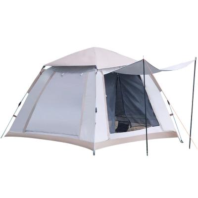 China Diagonal Bracing Type Full-speed open outdoor beach camping tent rainproof sunscreen camping tent for many people for sale