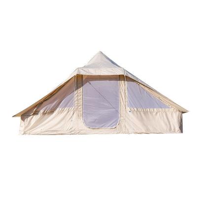 China Camouflage/Field Game Outdoor light luxury camping Homestay hotel tent Double layer cotton camping tent for sale