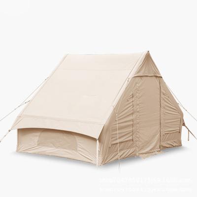 China Camouflage/Field Game Roof ridge camping tent Outdoor camping family tent Rain proof thickened folding portable quick opening inflatable tent for sale