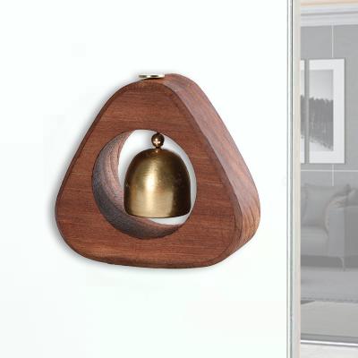 China Minimalist Wooden Housewarming Wind Rings Bells Bamboo Wind Chime Memorial Wind Rings Sympathy for sale