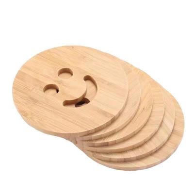 China Sustainable shape and size can be customized bamboo wood insulation pad for sale