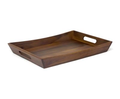 China Modern Simple Suitable For Multiple Scenarios Acacia Wood Food Serving Tray Serving Tray Wood for sale