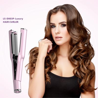 China Safety Professional Ceramic Flat Irons Custom Hair Straightener Brush Custom Hair Curler for sale