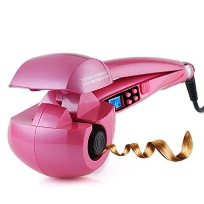 China 2022 Wholesale Private Label Hair Salon Maker Household Hair Curler Voltage 110V-240V Automatic Hair Curler Wand Pink for sale