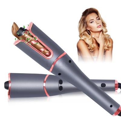 China OEM LOGO Automatic Curling Iron Wand Factory Wholesale Household Hair Curler 360 Degree Rotating for sale