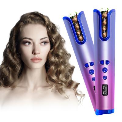 China 2022 Household New Arrival USB Hair Curler Automatic Hair Curling Hair Curler Wireless Automatic Portable Radio for sale