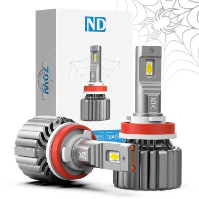 China NAO Unique Spider Design 140W ND Auto Led Bulbs High Brightness Led Car Accessories CANBUS PRO h11 Led Headlight Bulb A3 Sportback E-Tron for sale