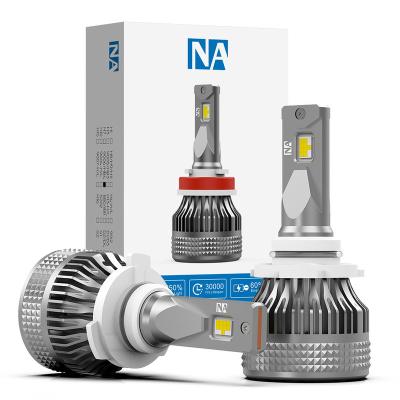 China NAO factory price Na led headlight kits 6000k 60W diamond design car led headlight bulb h4 plug and play h7 h11 9006 led A3 auto Sportback E-Tron for sale