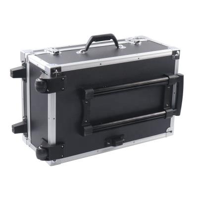 China Factory Flight Pilot Beauty Portable Hard Magic Drawer Waterproof Shockproof Dustproof Trolley Aluminum Case With Legs for sale