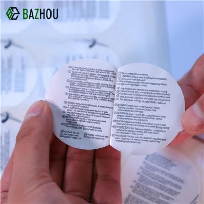 China Waterproof multi-layer films make custom stickers lubricant labels agricultural chemical label for sale