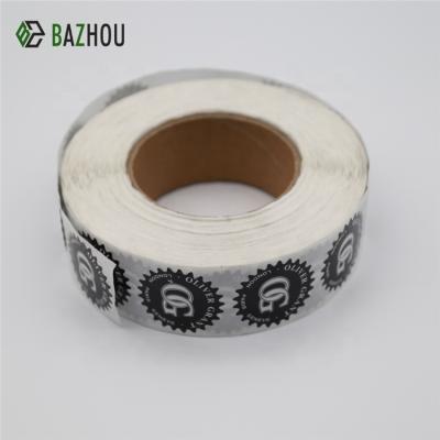 China Waterproof Custom Circle Stickers Roll Up Waterproof Round Vinyl Sticker Product Logo Label Printing for sale