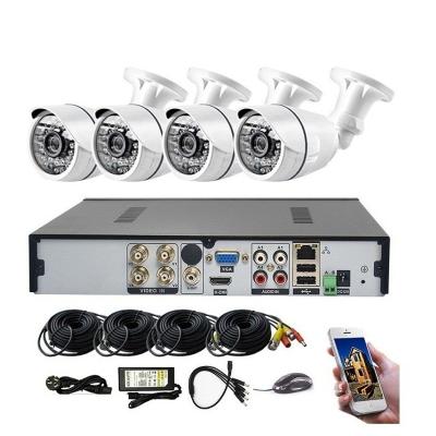 China 4pcs CCTV DVR 1080P CCTV NIGHT VISION NIGHT VISION Price 4CH AHD Video Surveillance Kit Cheap Security Cameras for sale