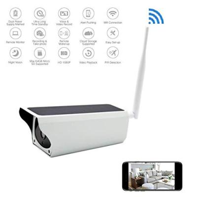 China Waterproof wifi 4G Solar Powered IP Camera Waterproof/Wireless Solar PIR Remote Control Outdoor Two Way Audio Security Camera 1080P TF Card for sale