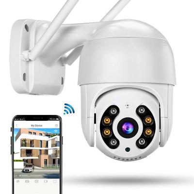 China Waterproof/Wireless 1080P Mini Size Wifi PTZ IP Camera Night Vision Surveillance Camera Outdoor Colorful Speed ​​Dome Wireless Home Security Camera for sale