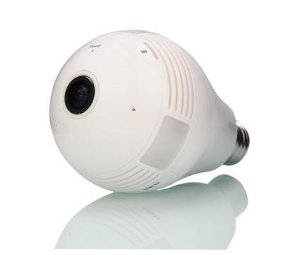 China Hot Selling NIGHT VISION 360 Degree CCTV Camera Bulb VR Camera WIFI IP Wireless Panoramic Camera for sale