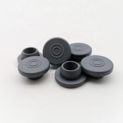 China Pharmaceutical Gray 20mm Bromo Butyl Rubber Stopper For Glass Vial for sale