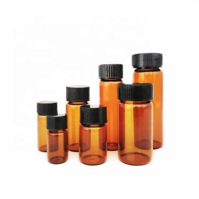 China High Quality Amber Clear 2ml 3ml 5ml 10ml 15ml 20ml 25ml 30ml 40ml 50ml Screw Cap Glass Bottle for Lab Analysis Lab Use for sale