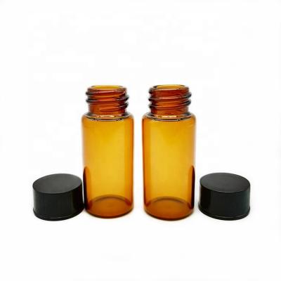 China Glass Vial 3ml 5ml 7ml 10ml 15ml 20ml 25ml 30 Sample Lab Analysis Vials Screw Cap Screw Cap 40 50ml 60ml Amber Clear Glass Vial With Screw Cap for sale