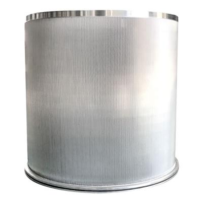 China Paper Industry Best Selling Stainless Steel Pressure Screen Strainer Drum Used For Pressure Screen for sale