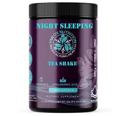 China Organic Bedtime Tea Shake for Stress and Anxiety Relief - Herbal Sleep Remedy to Relax and Get Restful Sleep at Night for sale