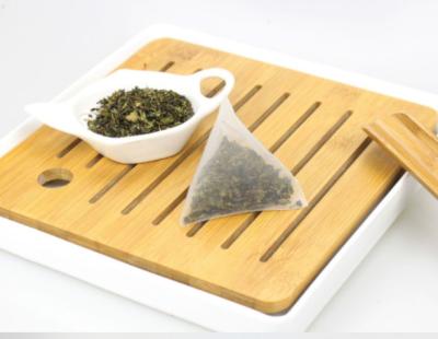 China Nylon tea bag tea in pyramid tea bags and triangle tea bag for sale