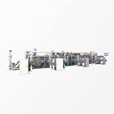 China Factory Small Business Scale Baby Diaper Manufacturer Making Machine Production Line For Pampering Diapers for sale