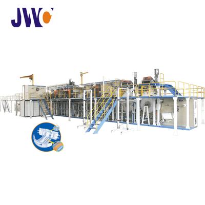 China Full Servo Hotels Adult Diaper Making Machine for sale