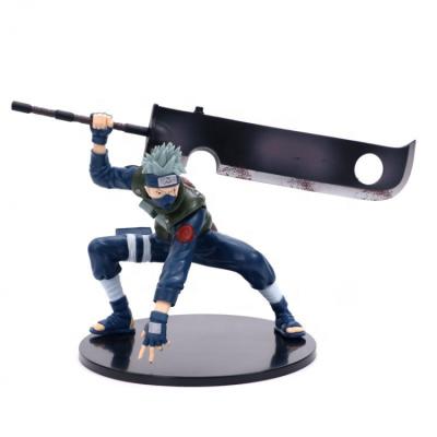 China Cartoon Toy Anime Character Hagi Kakashi With Headless Sword PVC Action Number Toys for sale