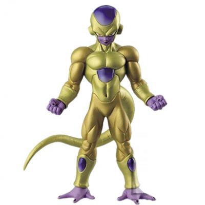 China Hot-selling Cartoon Toy Anime Characters Golden Frieza Cartoon Characters Modeling PVC Model for sale