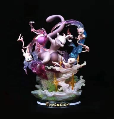 China Hot Sale Japan Anime GK Pokemon Mewtwo PVC Action Figure Model Toys For Decoration for sale