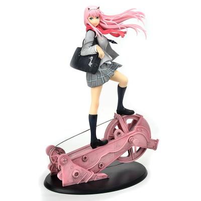 China Cartoon Toy Hot Selling Darling In The Franxx 02 Limited Edition Cute Action Figure PVC Doll Anime High Quality Cartoon Girl Pretty for sale