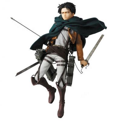 China Cartoon Toy Cartoon PVC Action Figure Toys Figma 213 Attack On Titan Artfx J Levi Anime Figure for sale