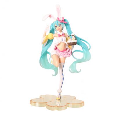 China Cartoon Toy Hot Selling Japan Anime Lovely Hatsune Bunny Ears Maiden Anime Figure for sale