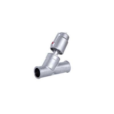 China General Angle Seat Stainless Steel Pneumatic Control Piston Y Type Valve for sale