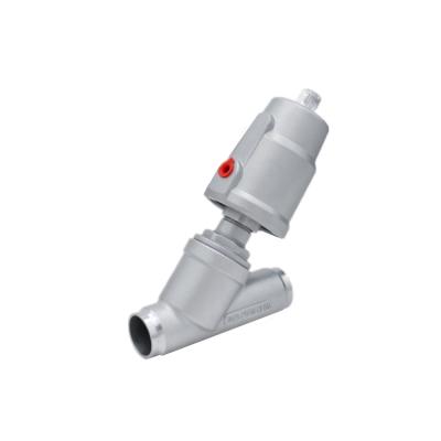 China General Weld Type Pneumatic Control Angle Seat Valve China Supplier for sale