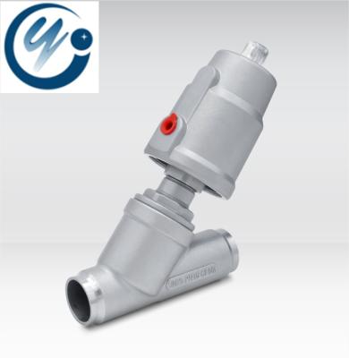 China DN10-DN80 Pneumatic Control Piston Angle General Seat Valve for sale