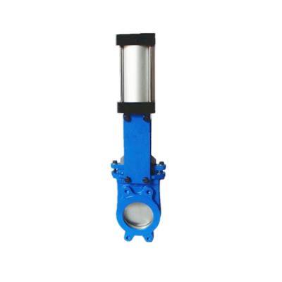 China Pneumatic Ductile Iron Cylinder Cast Knife Gate Valve PN10 for sale