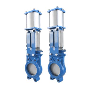 China General Cast Iron Knife Gate Valve Pneumatic Pneumatic Actuator for sale