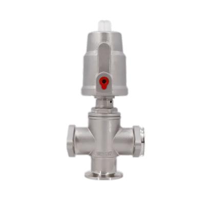 China General Valve for Beer Filling Equipment Stainless Steel Quickly Mixing Angle Seat Pneumatic Connected Valve Made in China for sale