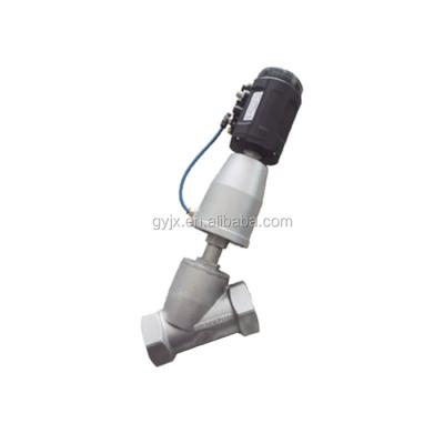 China General Acting Dual Angle Seat Intelligent Pneumatic Stainless Valve for sale