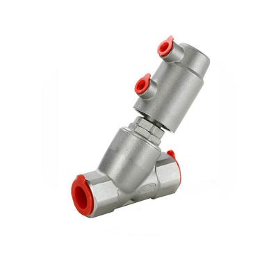 China General Pneumatic Valve Female Connection Seat Angle Mini Stainless Steel Filling Valve for sale